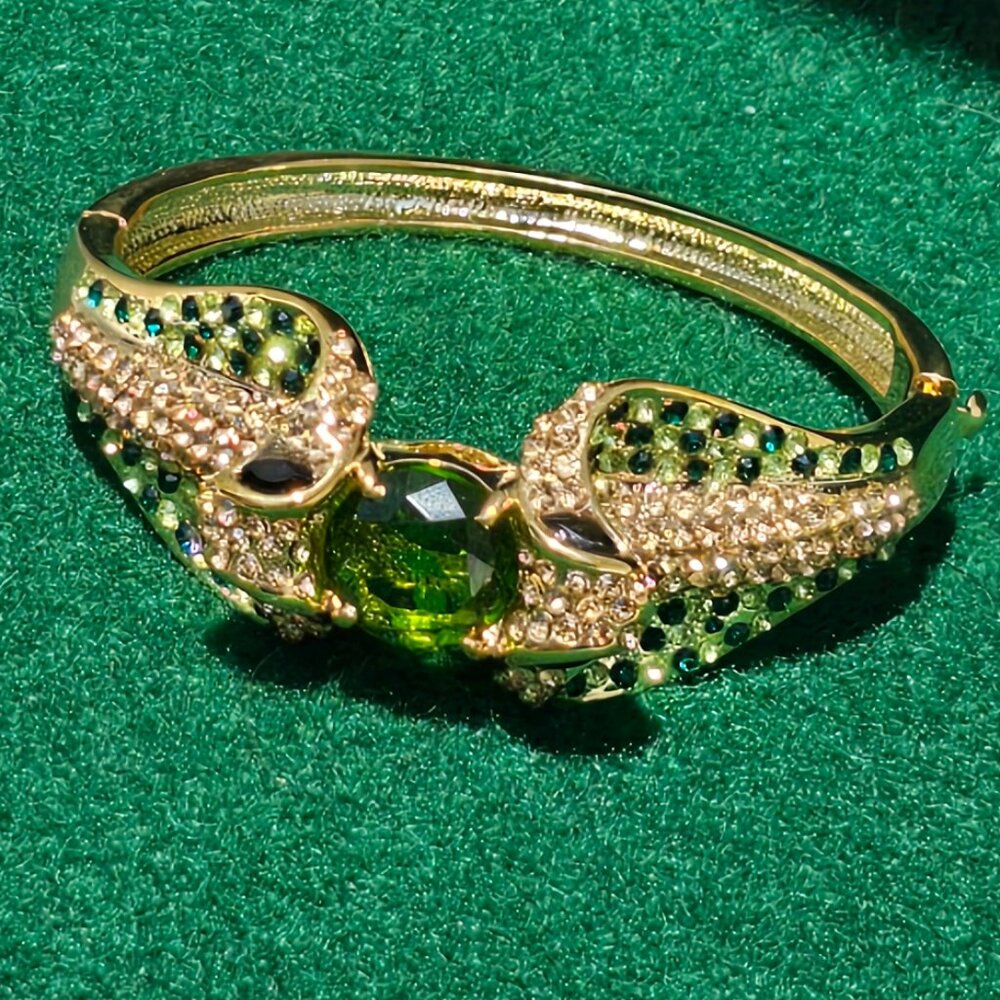 Cobra Double Snake Head Bracelet